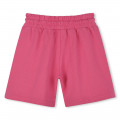 Fleece Bermuda shorts HUGO for GIRL