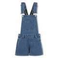 Short denim dungarees HUGO for GIRL
