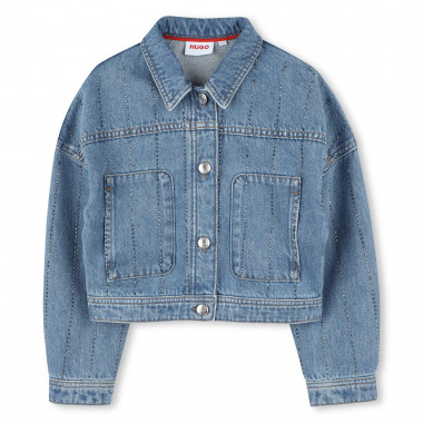 Chaqueta vaquera de rayas HUGO para NIÑA