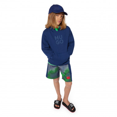 Bermudas de chándal estampadas HUGO para NIÑO