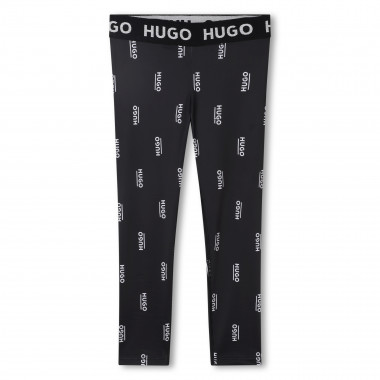 Sportieve legging met print HUGO Voor