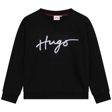 Fleece sweatshirt HUGO for GIRL