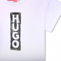 Katoenen T-shirt met logoprint HUGO Voor