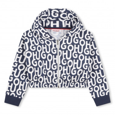 Printed hooded sweatshirt HUGO for GIRL