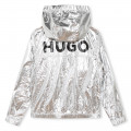Hooded windbreaker HUGO for GIRL