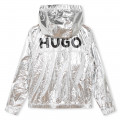 Hooded windbreaker HUGO for GIRL