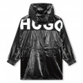 Zip-up hooded windbreaker HUGO for GIRL