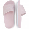 Branded slide sandals HUGO for GIRL