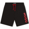 Shorts mit kontrastierendem Logo HUGO Für JUNGE