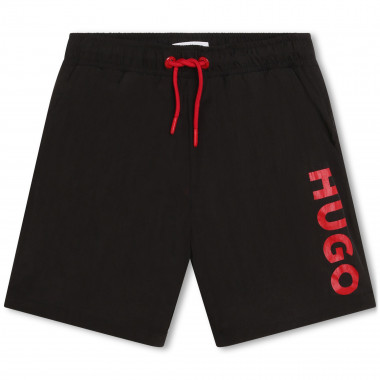 Short met contrasterend logo HUGO Voor