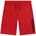 Bermuda shorts with logo HUGO for BOY