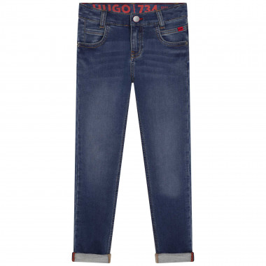 Jeans cinque tasche super slim HUGO Per RAGAZZO