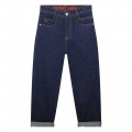 Loose fit cotton-rich jeans HUGO for BOY