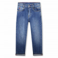 Jeans larghi in misto cotone HUGO Per RAGAZZO