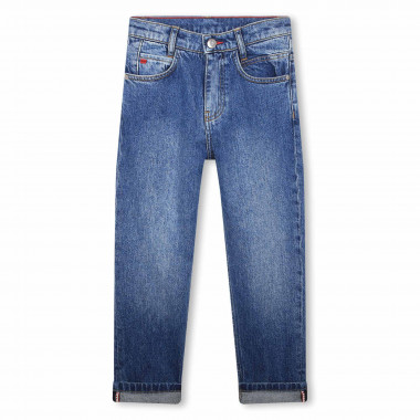 Weite baumwoll-jeans  Für 