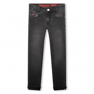 Taillierte jeans in washed-optik HUGO Für JUNGE