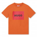 T-shirt avec imprimé placé HUGO pour GARCON