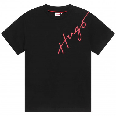 T-shirt met logo HUGO Voor