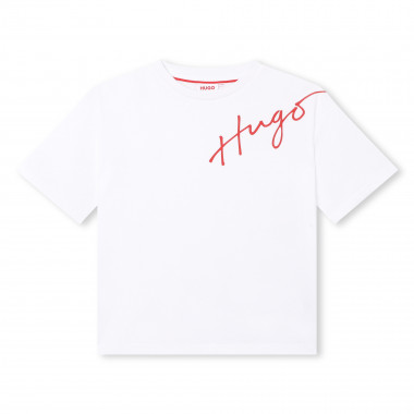 T-shirt with signature logo HUGO for BOY