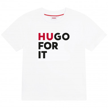 T-Shirt mit Druck vorne HUGO Für JUNGE