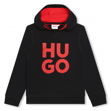 Fleece sweatshirt met capuchon HUGO Voor