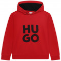 Fleece sweatshirt met capuchon HUGO Voor