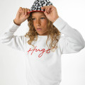 Fleece logo sweatshirt HUGO for BOY