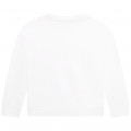 Fleece sweatshirt met logo HUGO Voor