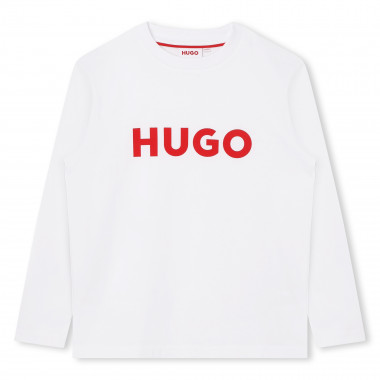 T-Shirt mit Logo-Print HUGO Für JUNGE
