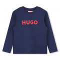 T-shirt avec imprimé logo HUGO pour GARCON