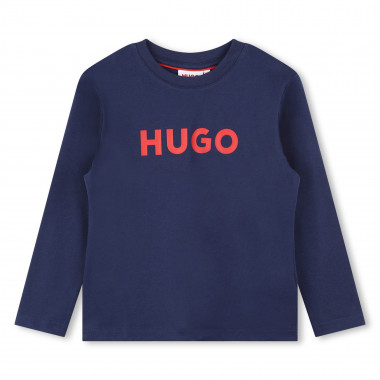 T-shirt with logo print HUGO for BOY