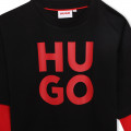 T-shirt 2-en-1 avec logo HUGO pour GARCON