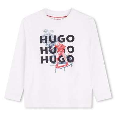Camiseta con estampado HUGO para NIÑO