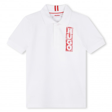 Short-sleeved logo polo shirt  for 