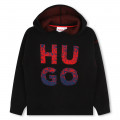 Hooded jacquard jumper HUGO for BOY