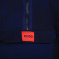 Sweat-shirt col montant zippé HUGO pour GARCON