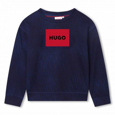 Sweater mit Piqué-Effekt HUGO Für JUNGE