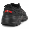 Lace-up canvas trainers HUGO for BOY