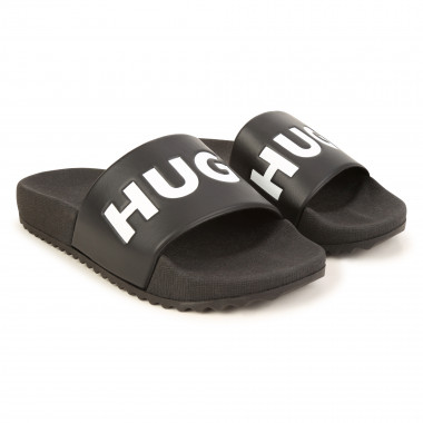 Lichte tweekleurige slippers HUGO Voor