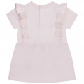 Fleece dress with frills GIVENCHY for GIRL