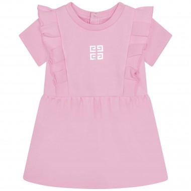 Fleece dress with frills GIVENCHY for GIRL