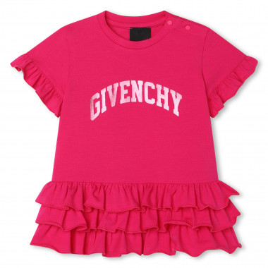 Short dress with ruffles GIVENCHY for GIRL