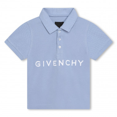 Cotton polo shirt with print GIVENCHY for BOY