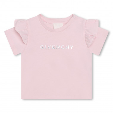 T-shirt with frilled sleeves GIVENCHY for GIRL