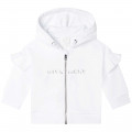 VEST MET KAP GIVENCHY Voor