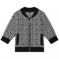 Sweat-shirt zippé à jacquard GIVENCHY pour GARCON