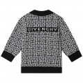 Sweat-shirt zippé à jacquard GIVENCHY pour GARCON