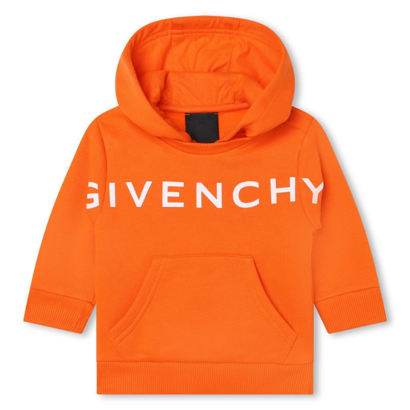 GIVENCHY Hooded sweatshirt baby orange Kids around