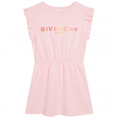 Ruffled short-sleeve dress GIVENCHY for GIRL