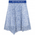 Jupe plissée imprimée GIVENCHY pour FILLE